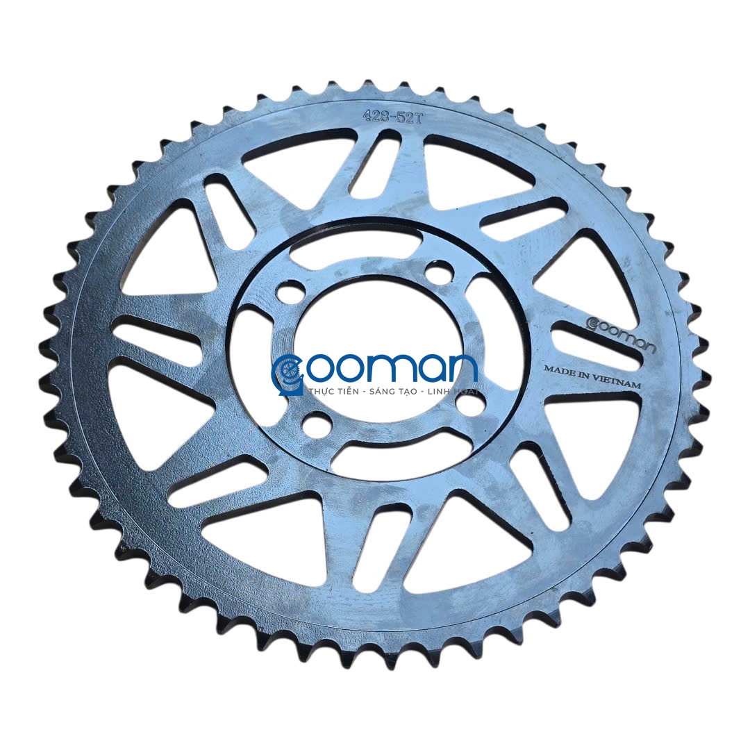 Nhông Sên Đĩa Thép Datbike Quantum S0, S1 60T ( Combo 6T) #02